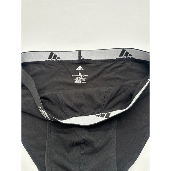 Adidas Men's Briefs Underwear Black Aeroready Athletic Performance Large 36-38 - Picture 4 of 6